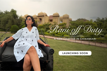 Rani off Duty!!!   Where Everyday Comfort Meets Handcrafted Chikankari. Launching Soon.