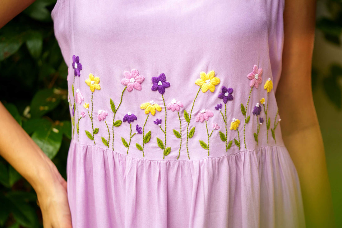 Lavender Blossom Dress