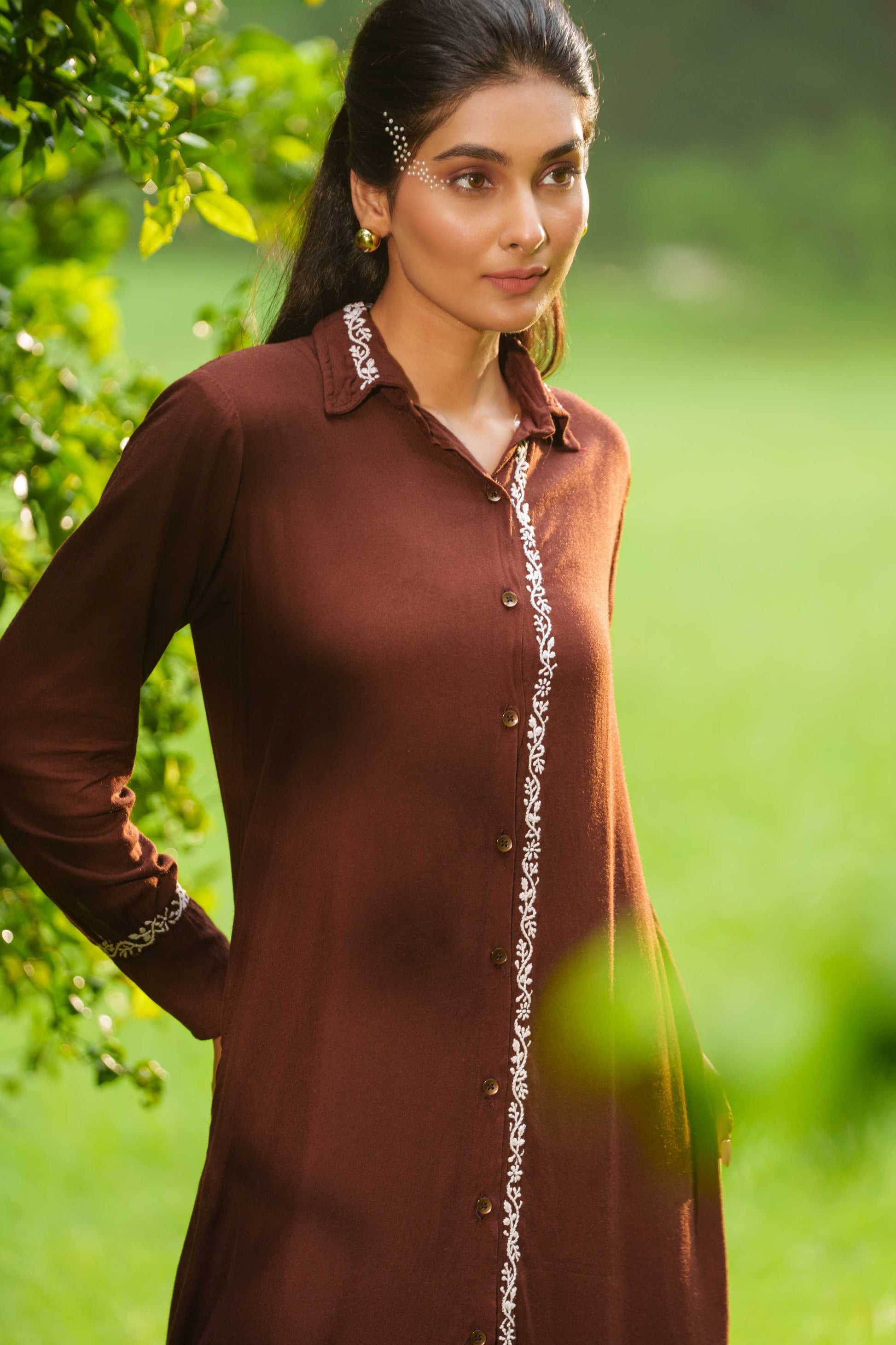 Murri Pearl Shirt Dress