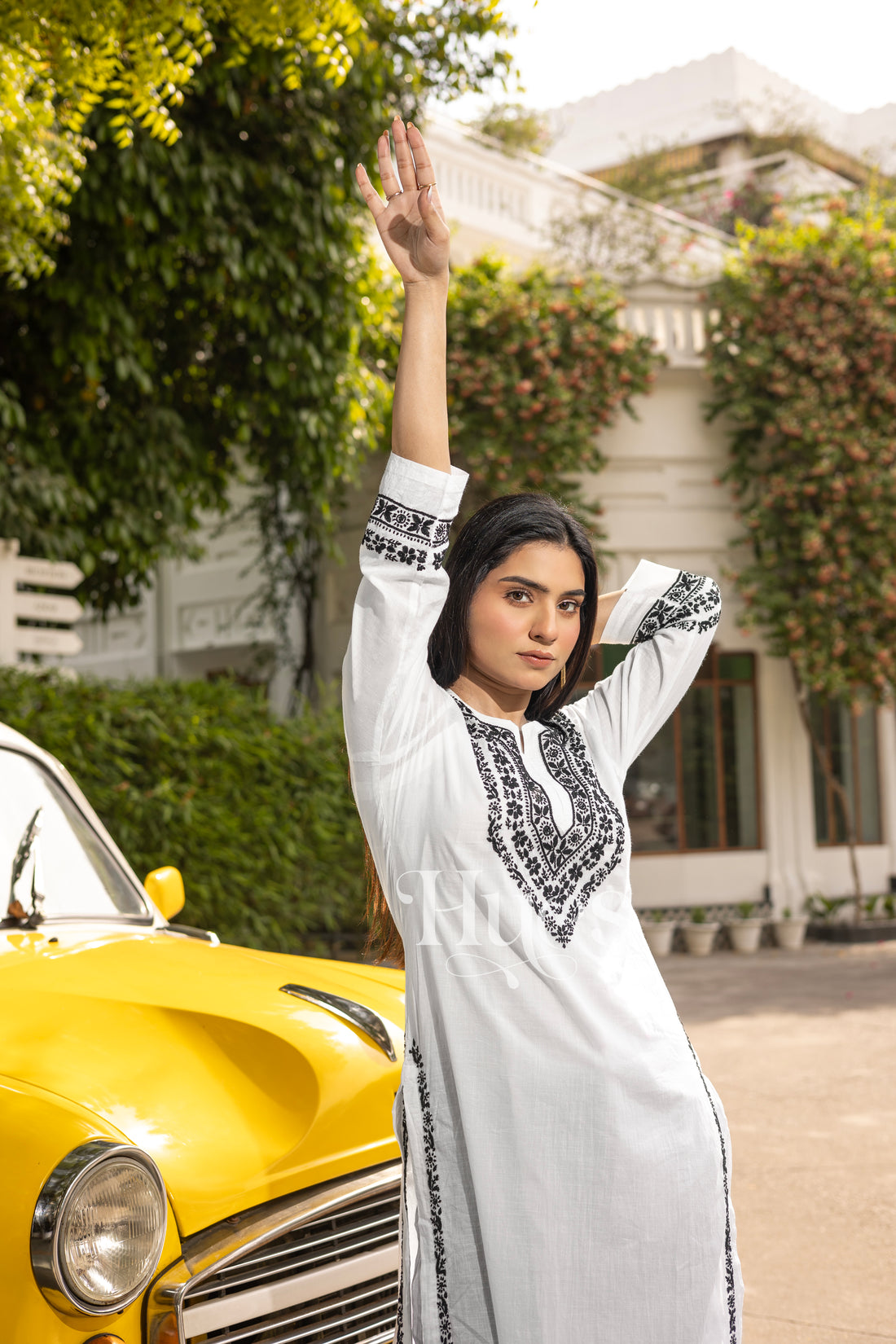 Smart Monochrome Kurta